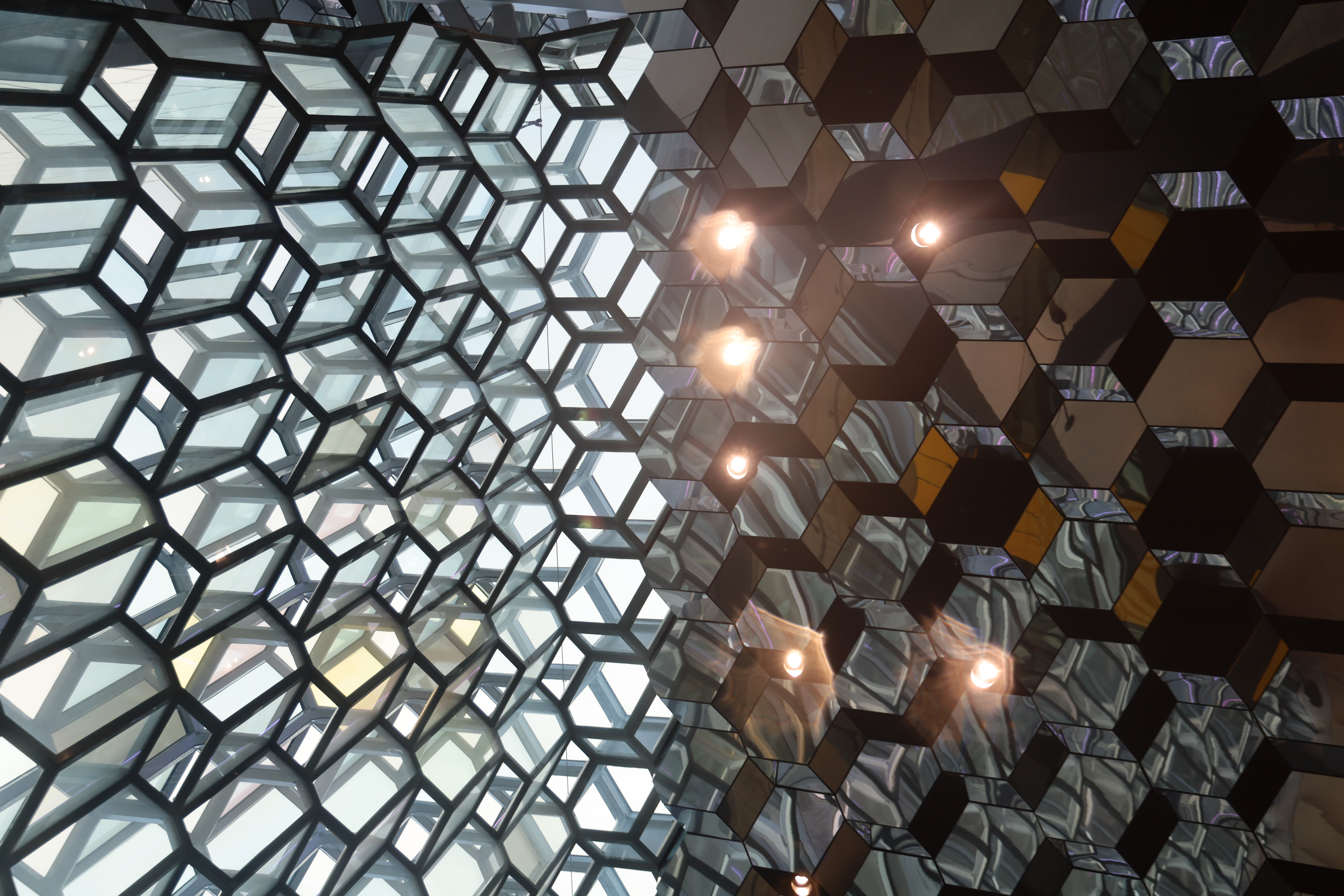Ceiling of Opera House in Reykjavik
